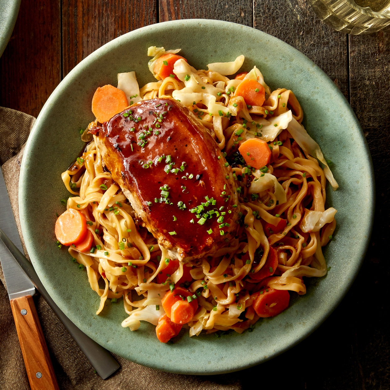 Hoisin-Glazed Pork Chops