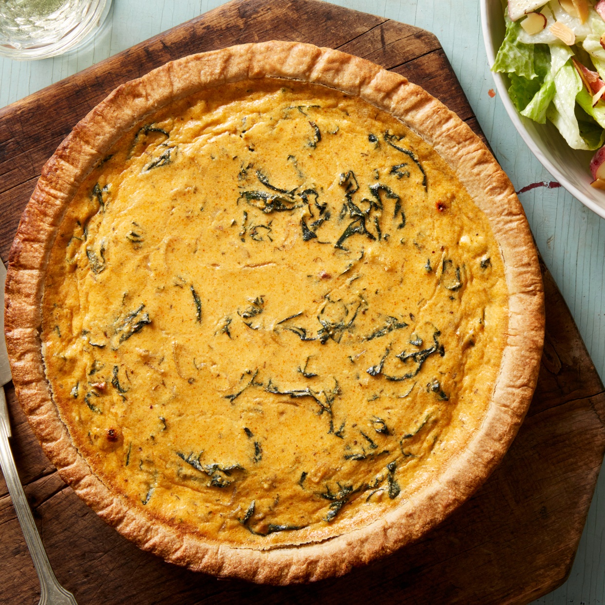 Kale & Ricotta Quiche