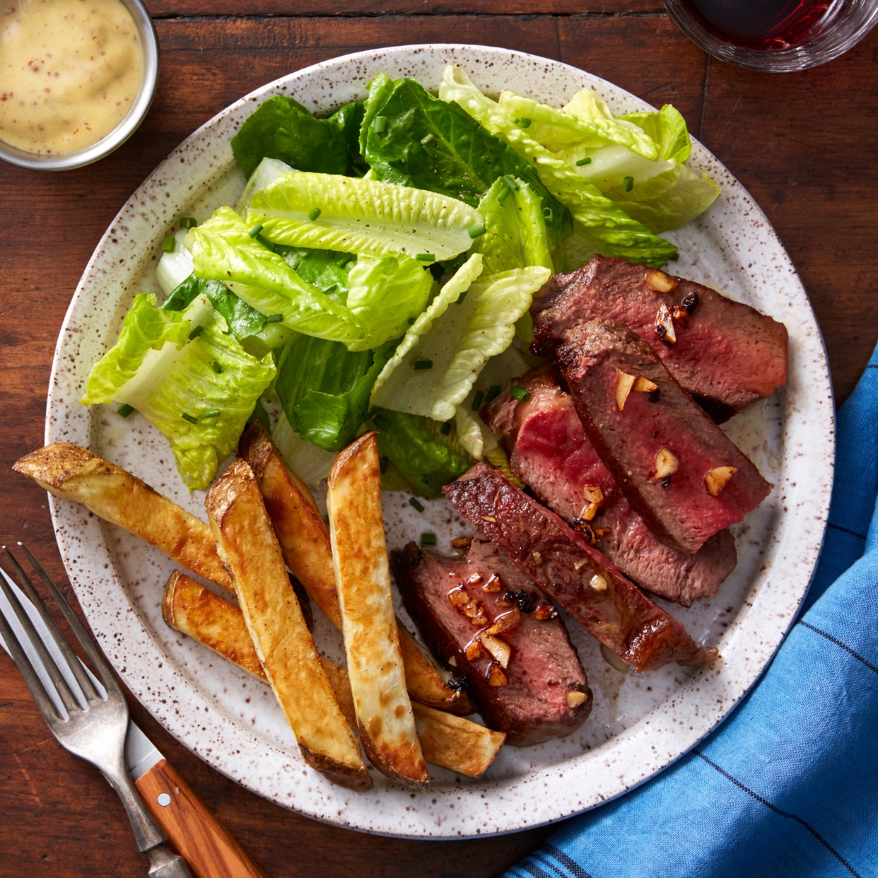 Seared Steaks & Garlic Butter