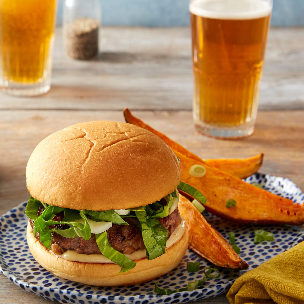 Shiitake & Hoisin Beef Burgers